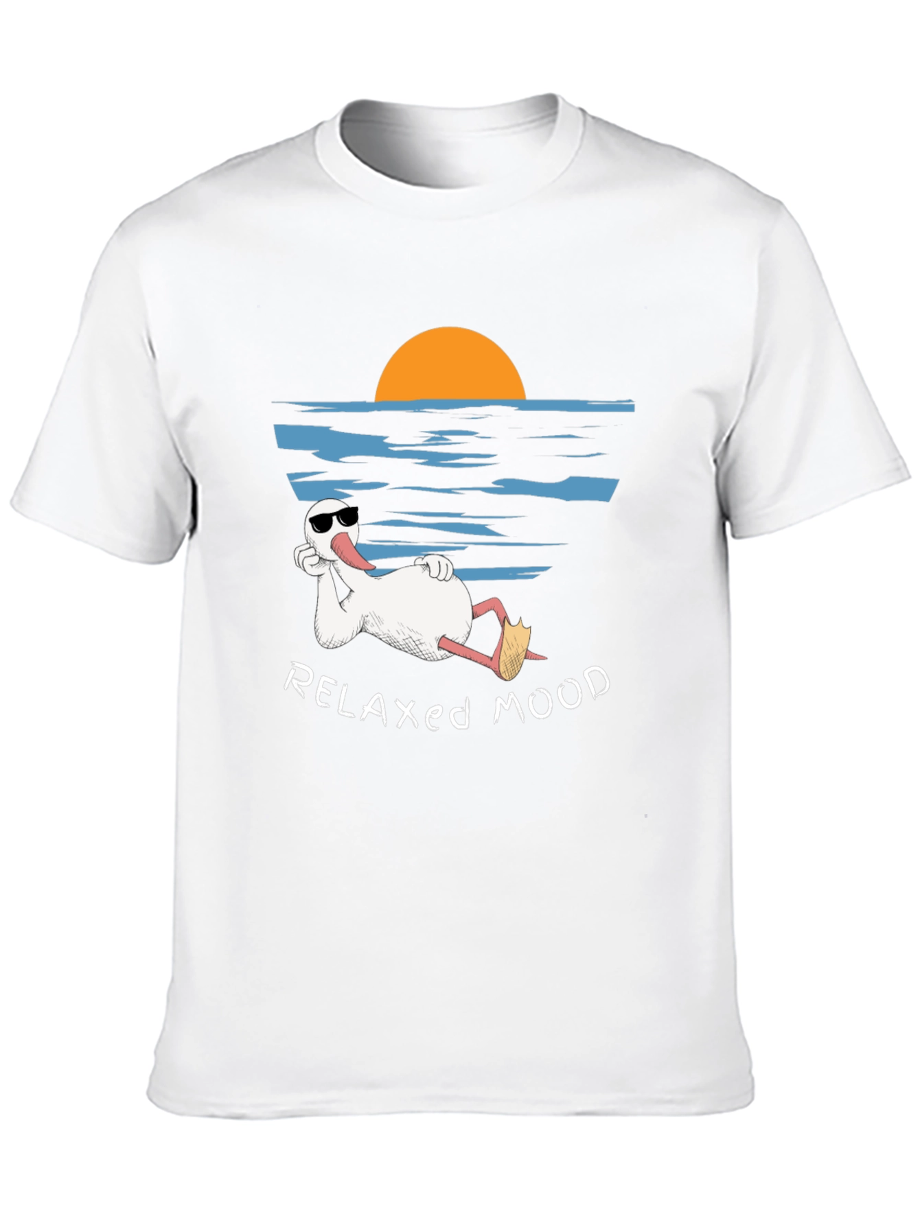 Relaxed Mood T-Shirt - Duck Vacation Tee