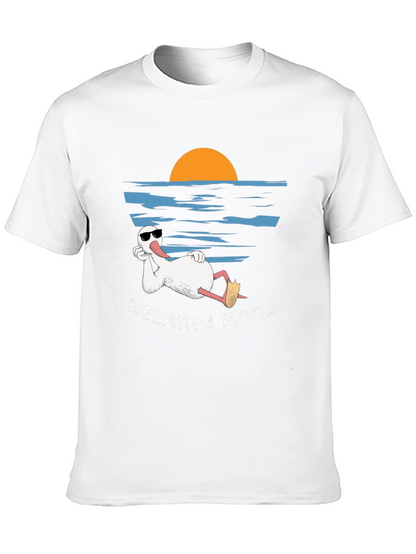 Relaxed Mood T-Shirt - Duck Vacation Tee
