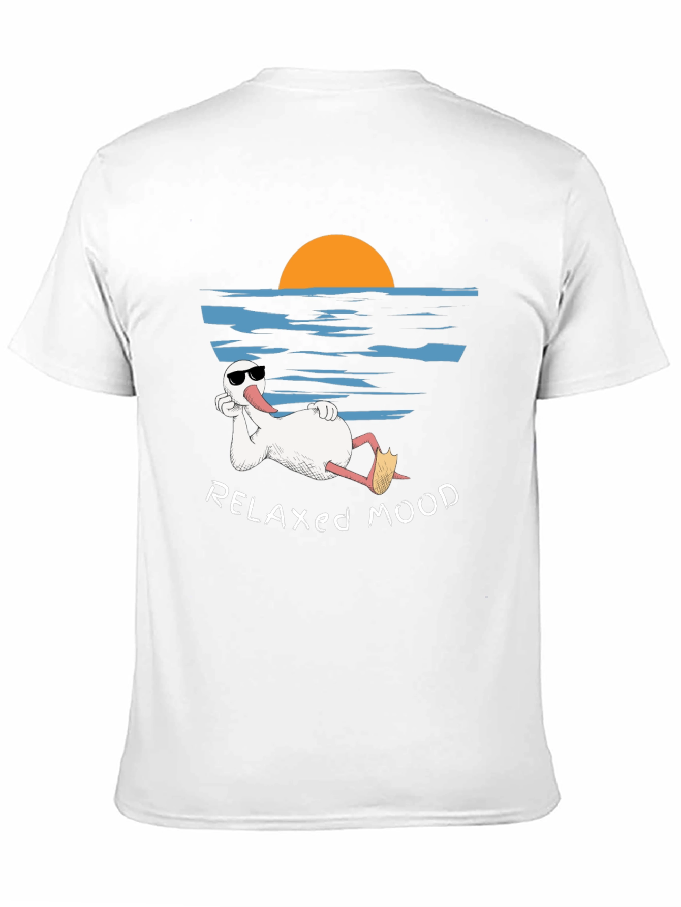 Relaxed Mood T-Shirt - Duck Vacation Tee