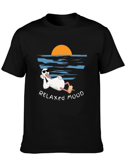 Relaxed Mood T-Shirt - Duck Vacation Tee