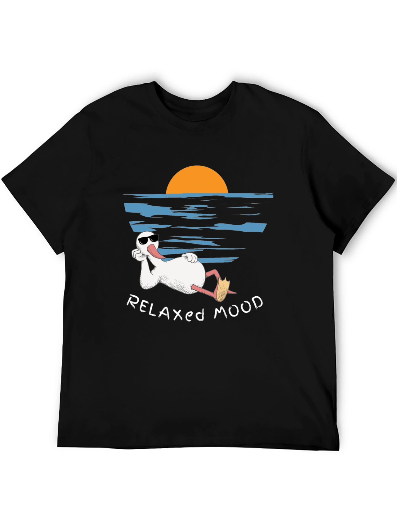 Relaxed Mood T-Shirt - Duck Vacation Tee