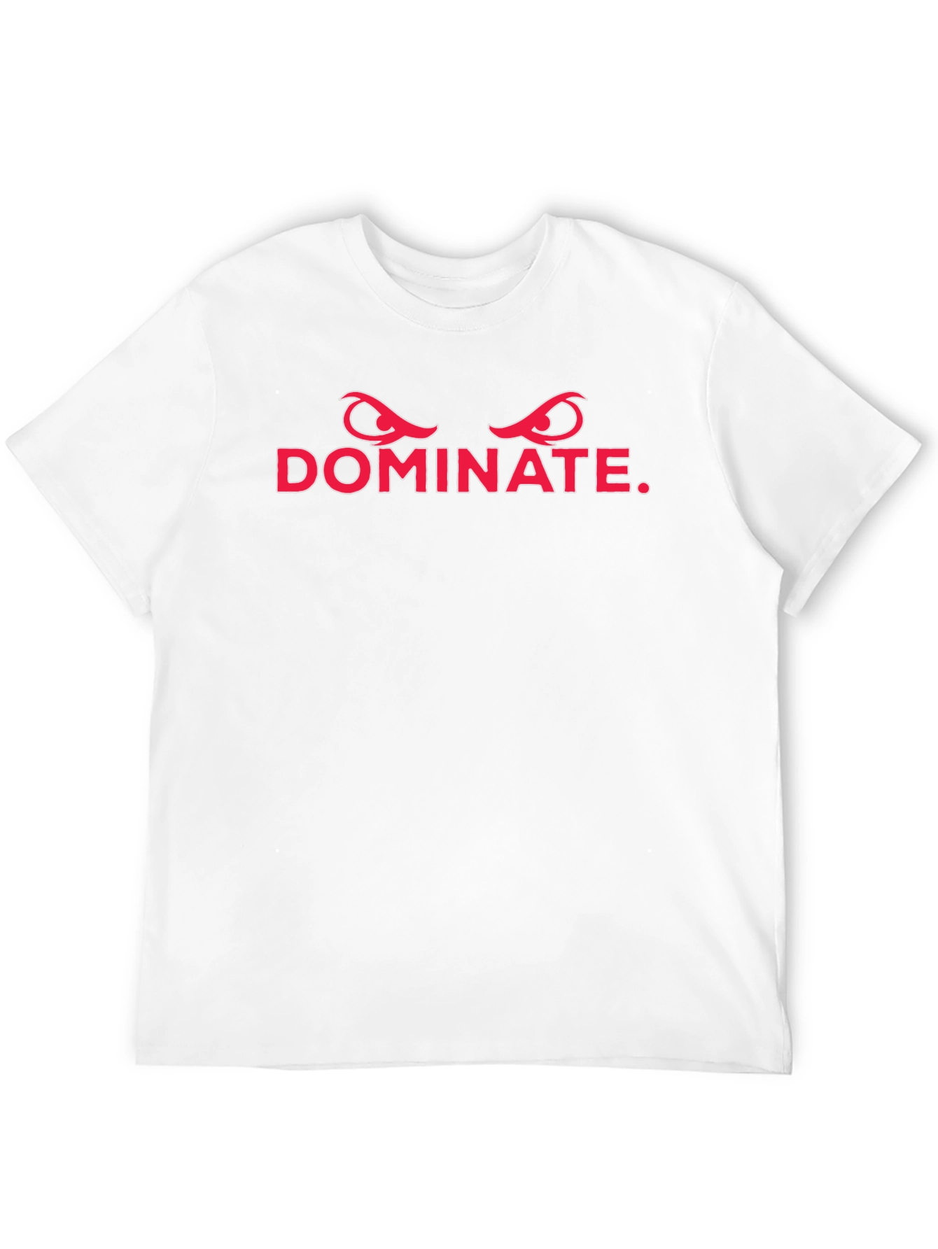 Dominate Graphic Tee - Mens Black Cotton T-Shirt