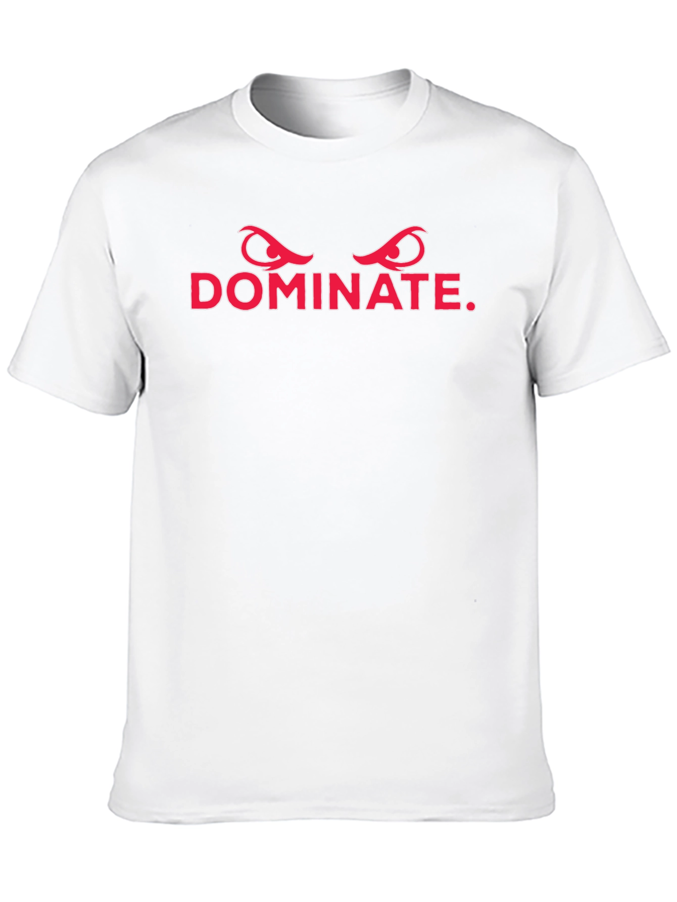 Dominate Graphic Tee - Mens Black Cotton T-Shirt