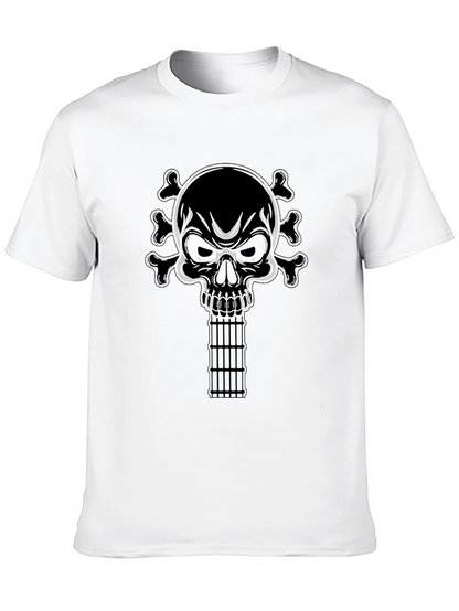 Skull & Guitar T-Shirt - Rocker Style