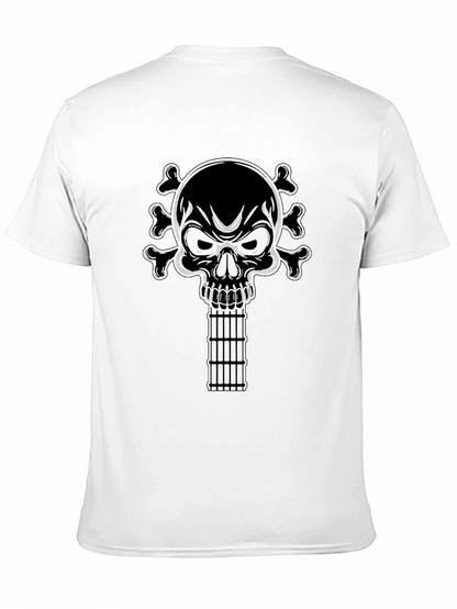 Skull & Guitar T-Shirt - Rocker Style