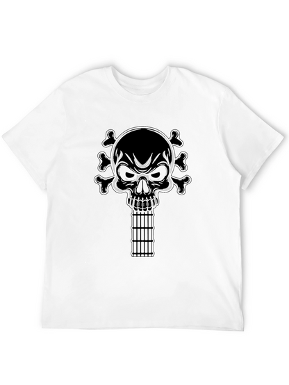 Skull & Guitar T-Shirt - Rocker Style