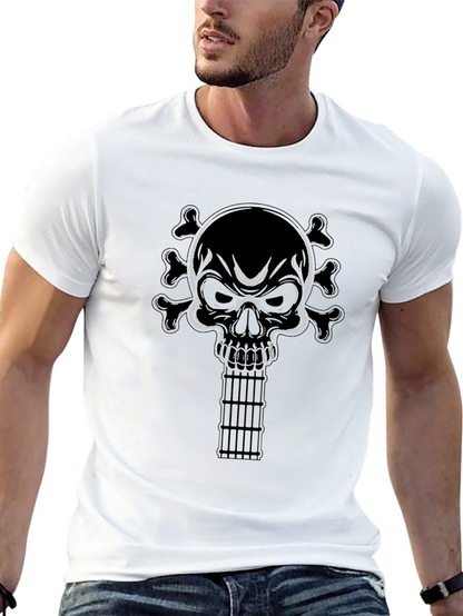 Skull & Guitar T-Shirt - Rocker Style