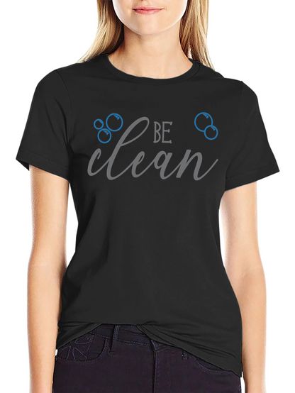 Be Clean T-Shirt - Black Graphic Tee