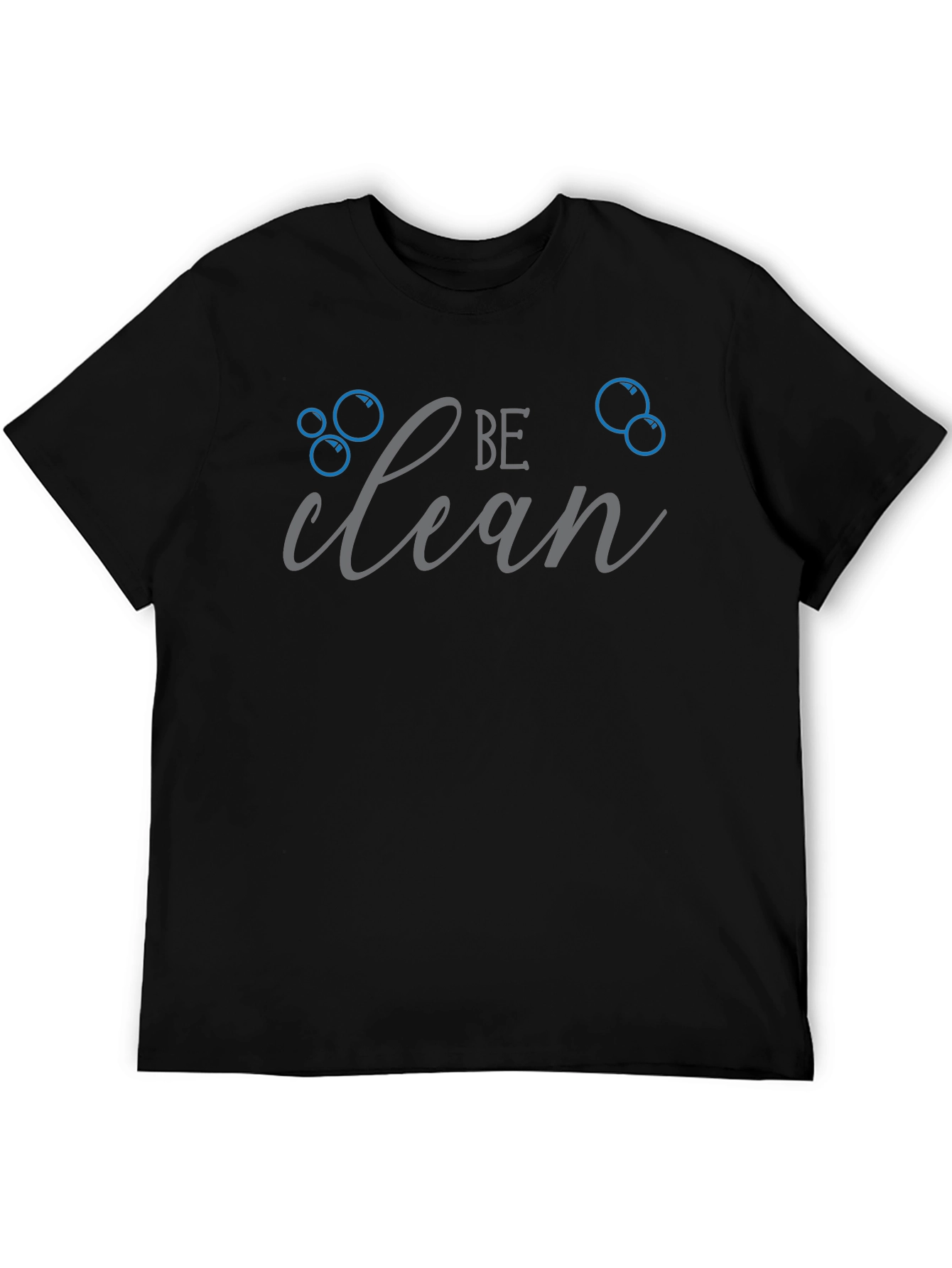 Be Clean T-Shirt - Black Graphic Tee