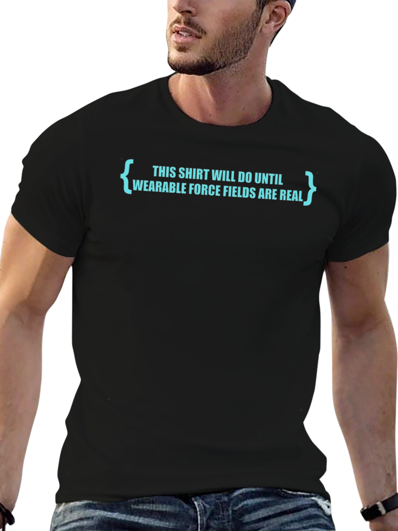 Geeky Force Fields Graphic T-Shirt