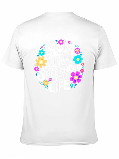 Mom The Real Superhero T-Shirt