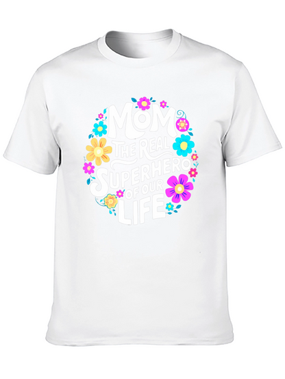 Mom The Real Superhero T-Shirt