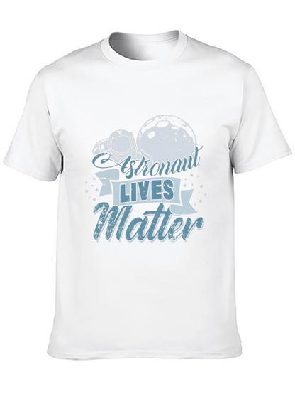 Astronaut Lives Matter Graphic T-Shirt - Space Theme