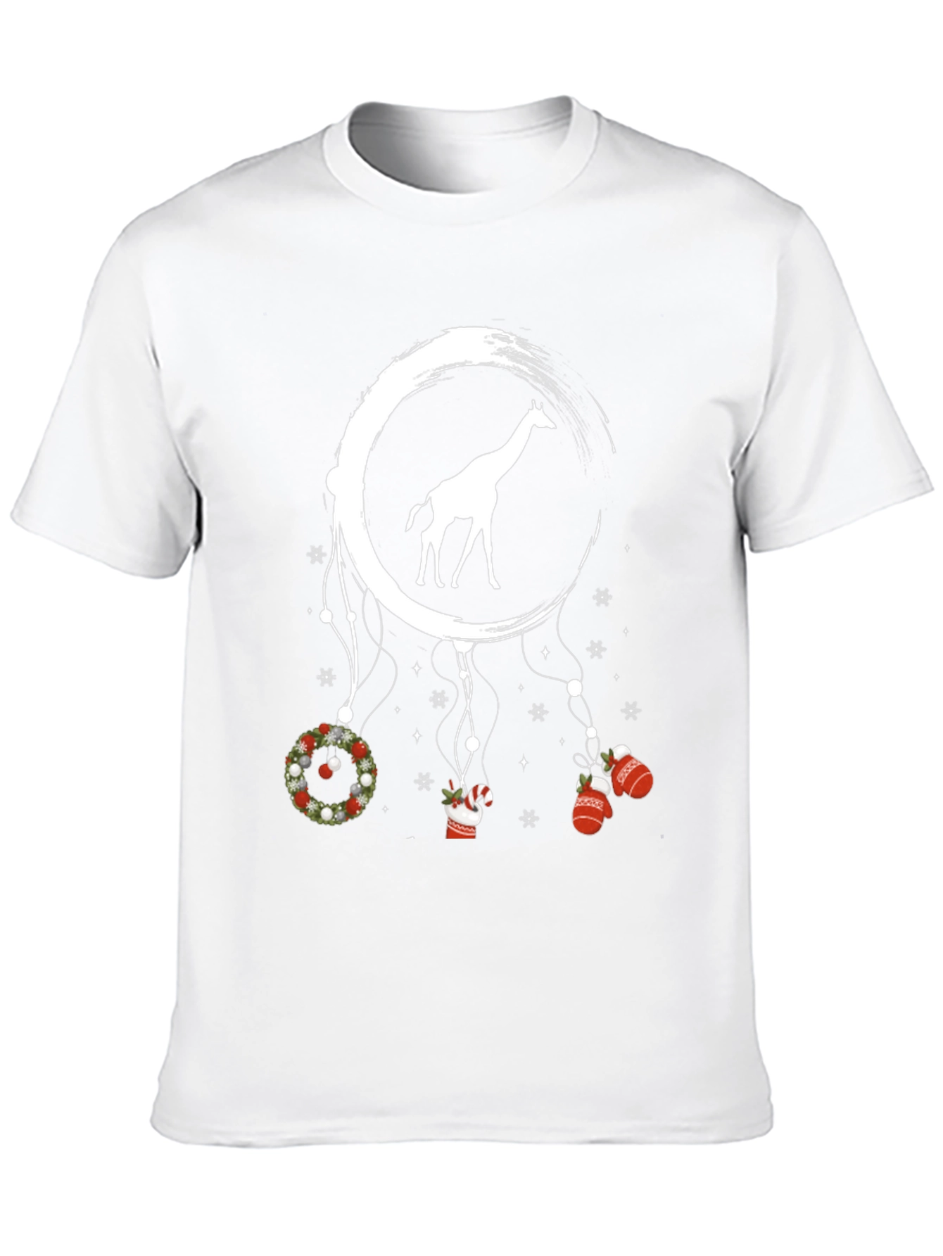 Giraffe Dreamcatcher Christmas T-Shirt