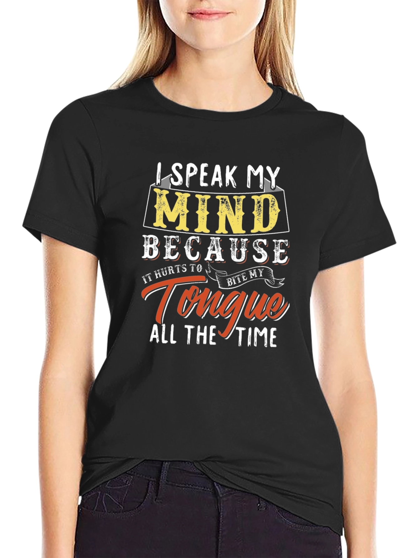 Speak My Mind Graphic T-Shirt
