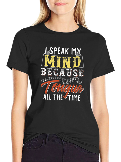 Speak My Mind Graphic T-Shirt