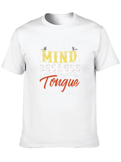 Speak My Mind Graphic T-Shirt