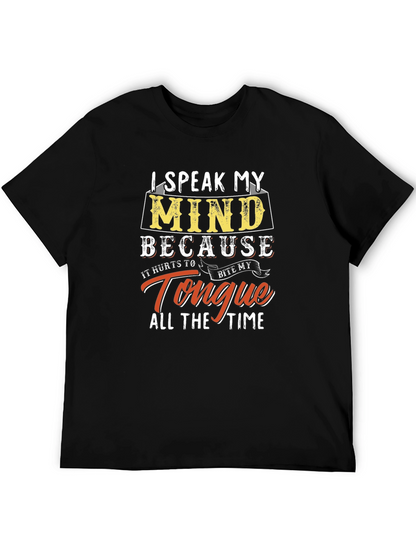 Speak My Mind Graphic T-Shirt