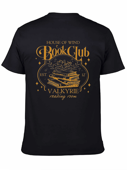 House of Wind Book Club Black T-Shirt