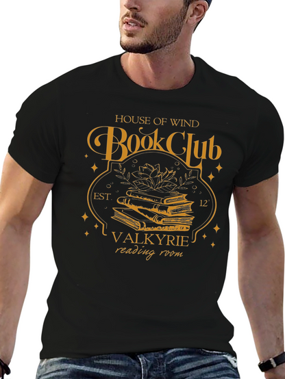 House of Wind Book Club Black T-Shirt