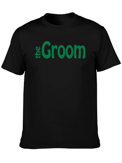 The Groom Wedding T-Shirt - Black