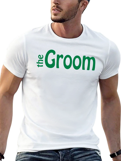 The Groom Wedding T-Shirt - Black