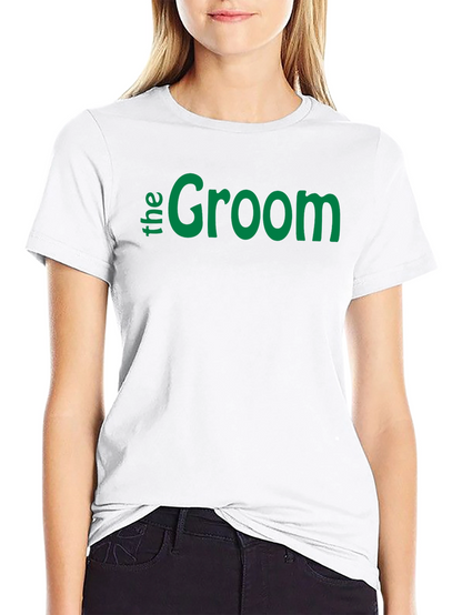 The Groom Wedding T-Shirt - Black