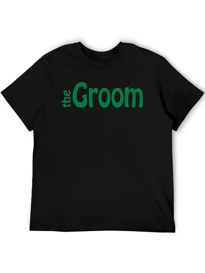 The Groom Wedding T-Shirt - Black