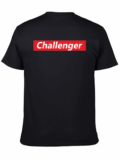 Challenger Logo T-Shirt - Black - Adult Unisex