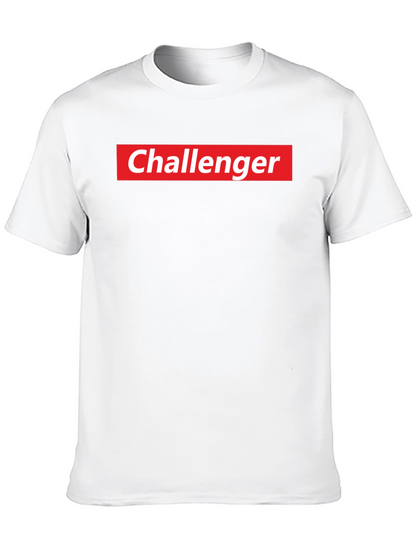 Challenger Logo T-Shirt - Black - Adult Unisex