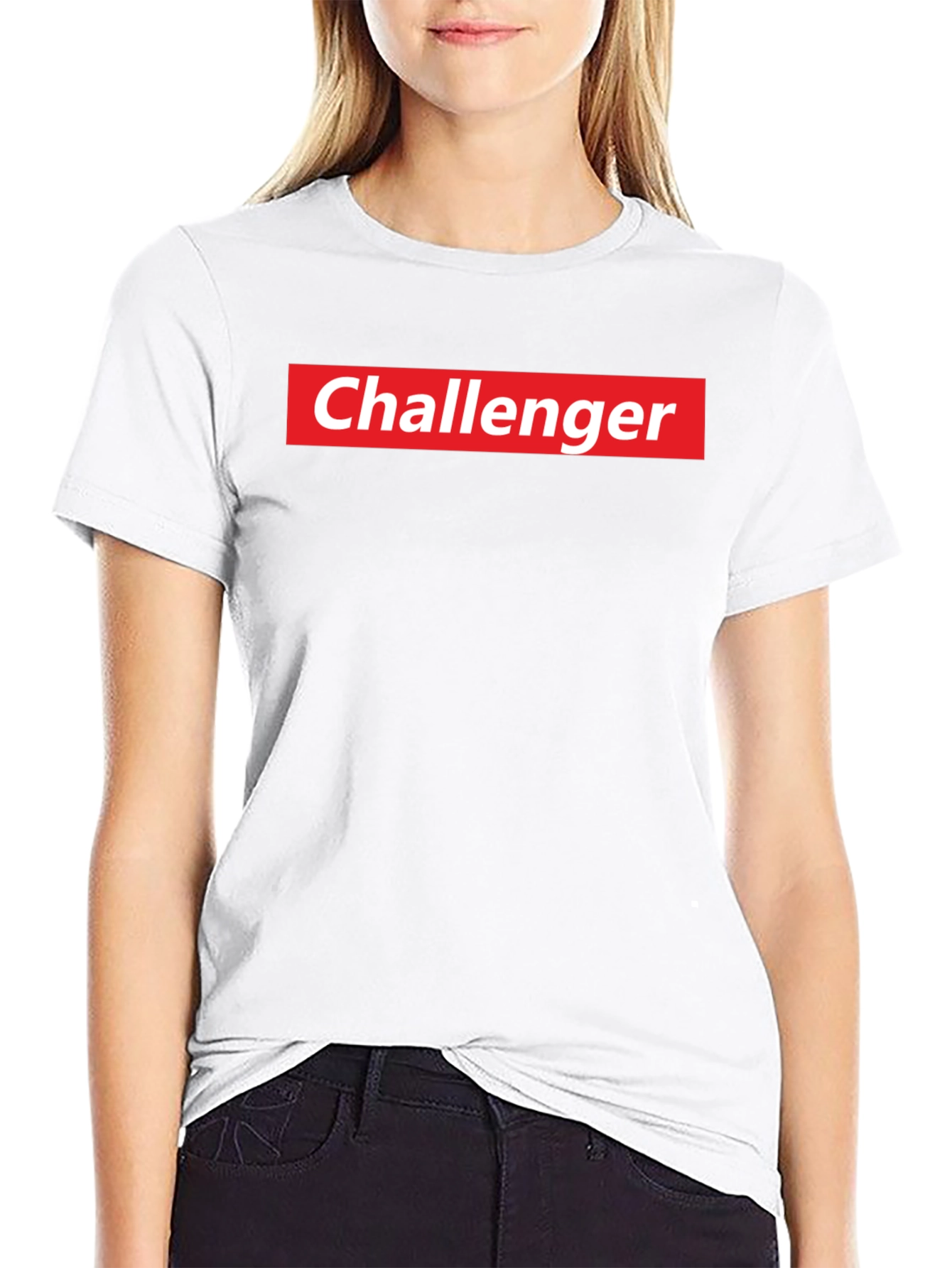 Challenger Logo T-Shirt - Black - Adult Unisex