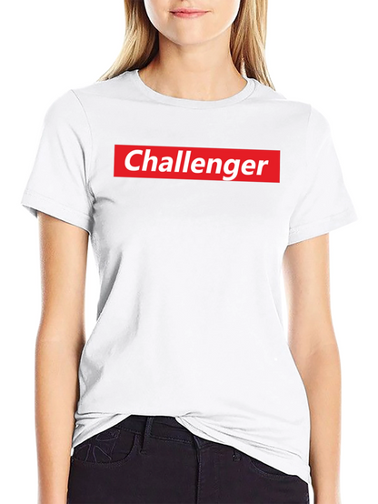 Challenger Logo T-Shirt - Black - Adult Unisex