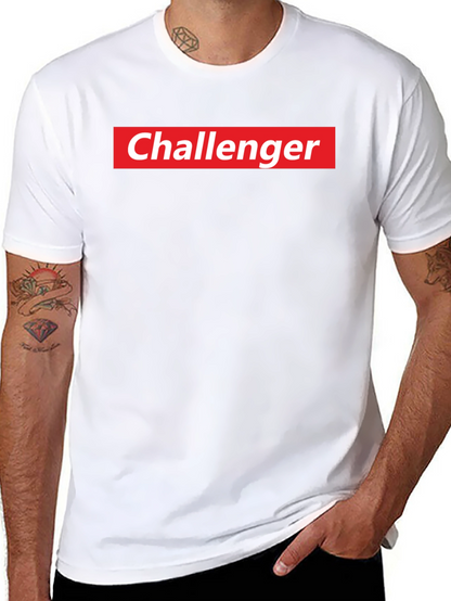 Challenger Logo T-Shirt - Black - Adult Unisex