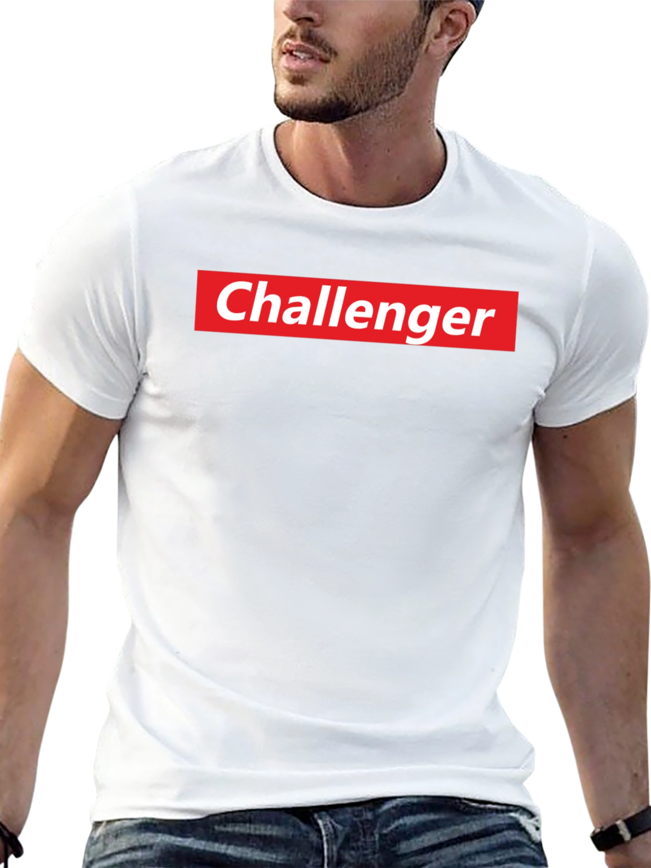 Challenger Logo T-Shirt - Black - Adult Unisex