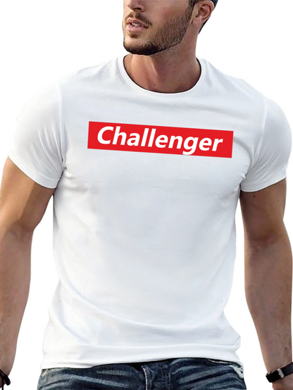 Challenger Logo T-Shirt - Black - Adult Unisex