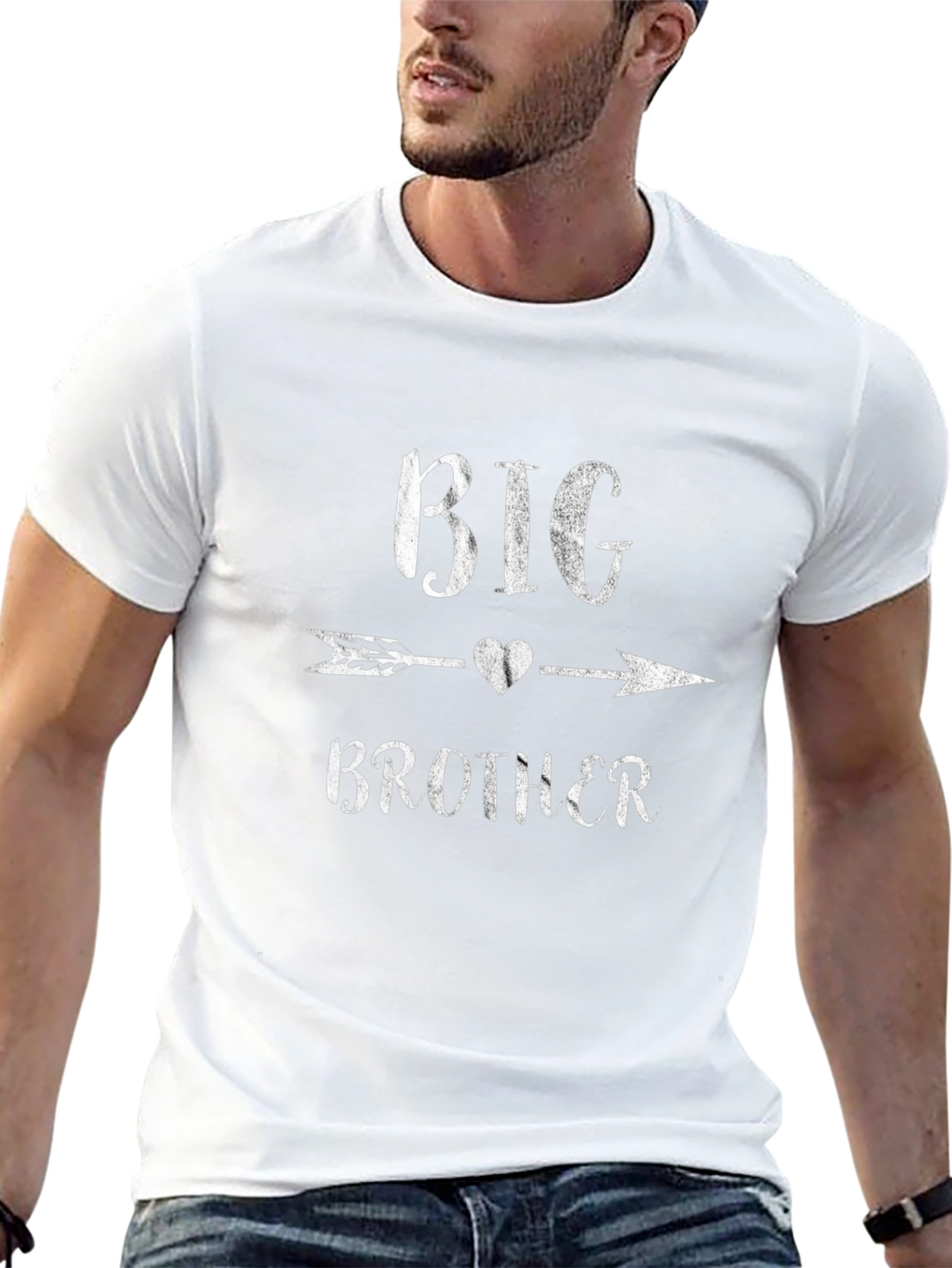 Big Brother Arrow Heart T-Shirt