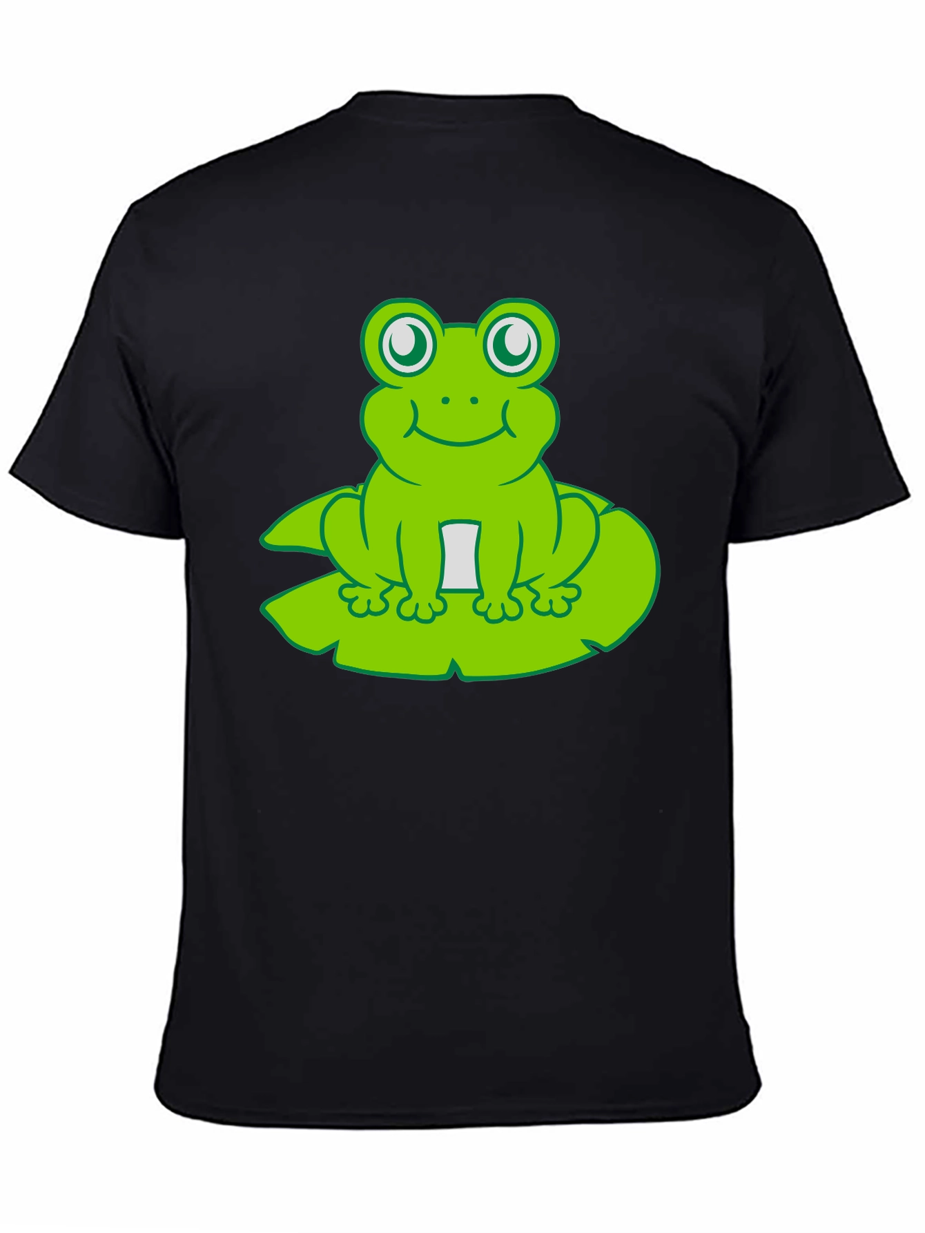 Frog On Lily Pad T-Shirt - Cute Cartoon Tee