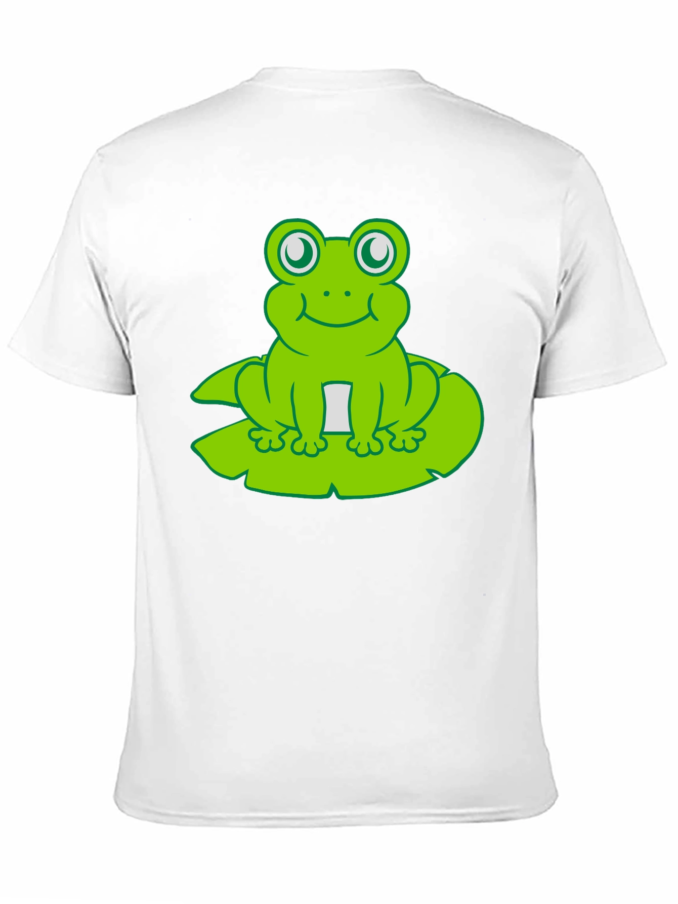 Frog On Lily Pad T-Shirt - Cute Cartoon Tee