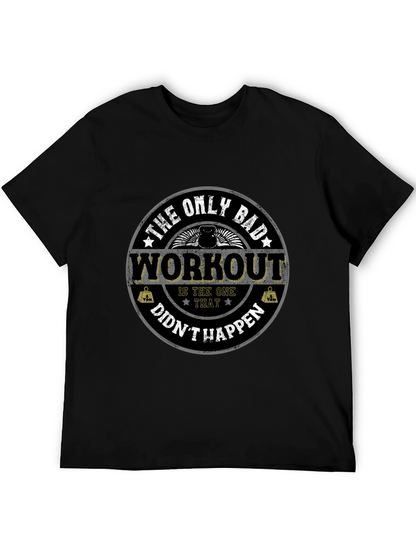 Workout Motivation T-Shirt Gym Fitness Apparel