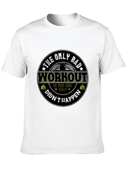 Workout Motivation T-Shirt Gym Fitness Apparel