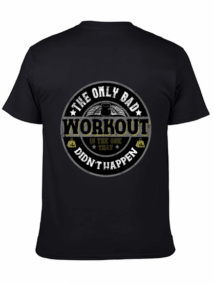 Workout Motivation T-Shirt Gym Fitness Apparel