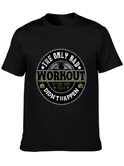Workout Motivation T-Shirt Gym Fitness Apparel