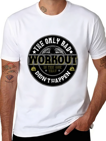 Workout Motivation T-Shirt Gym Fitness Apparel