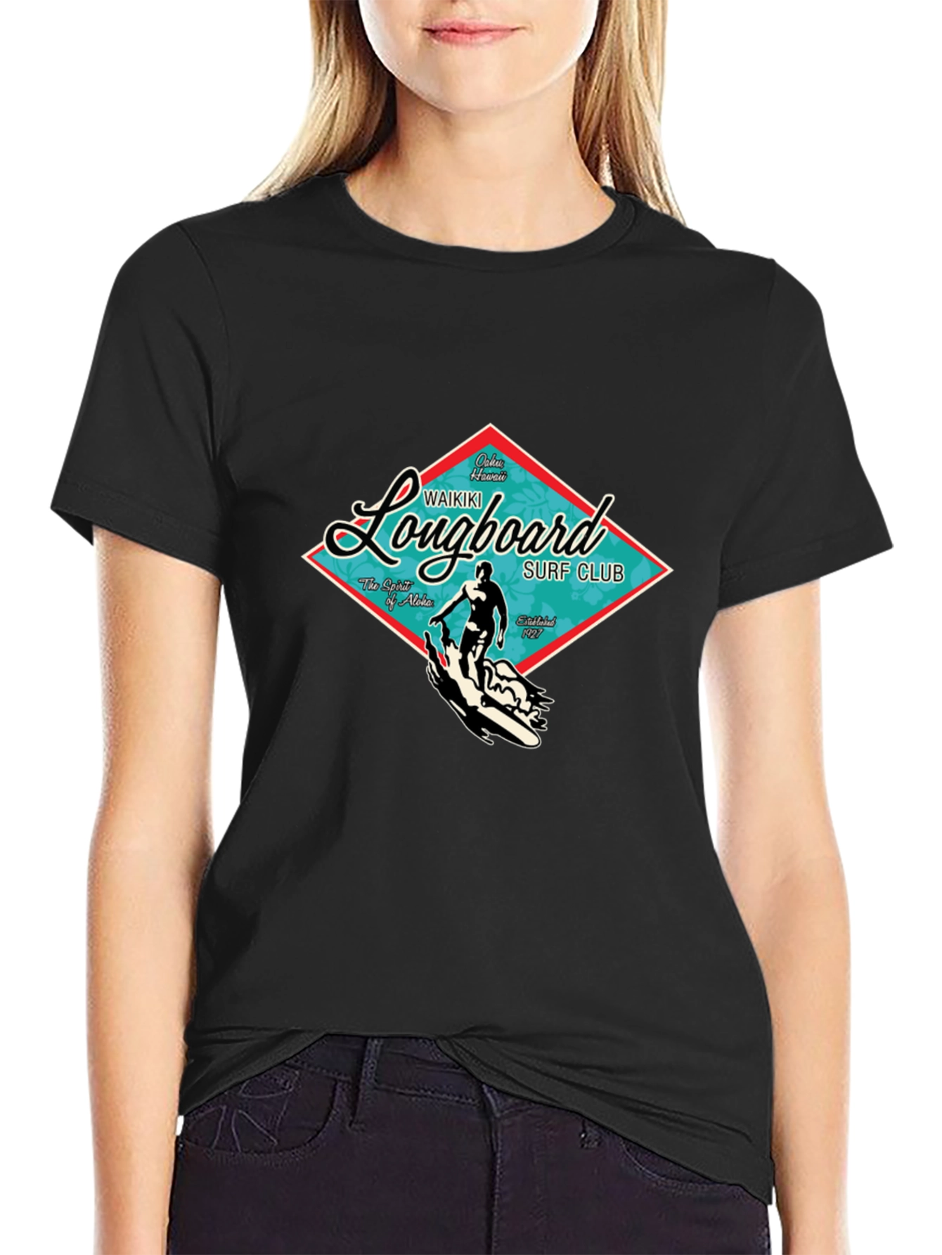 Waikiki Longboard Surf Club T-Shirt