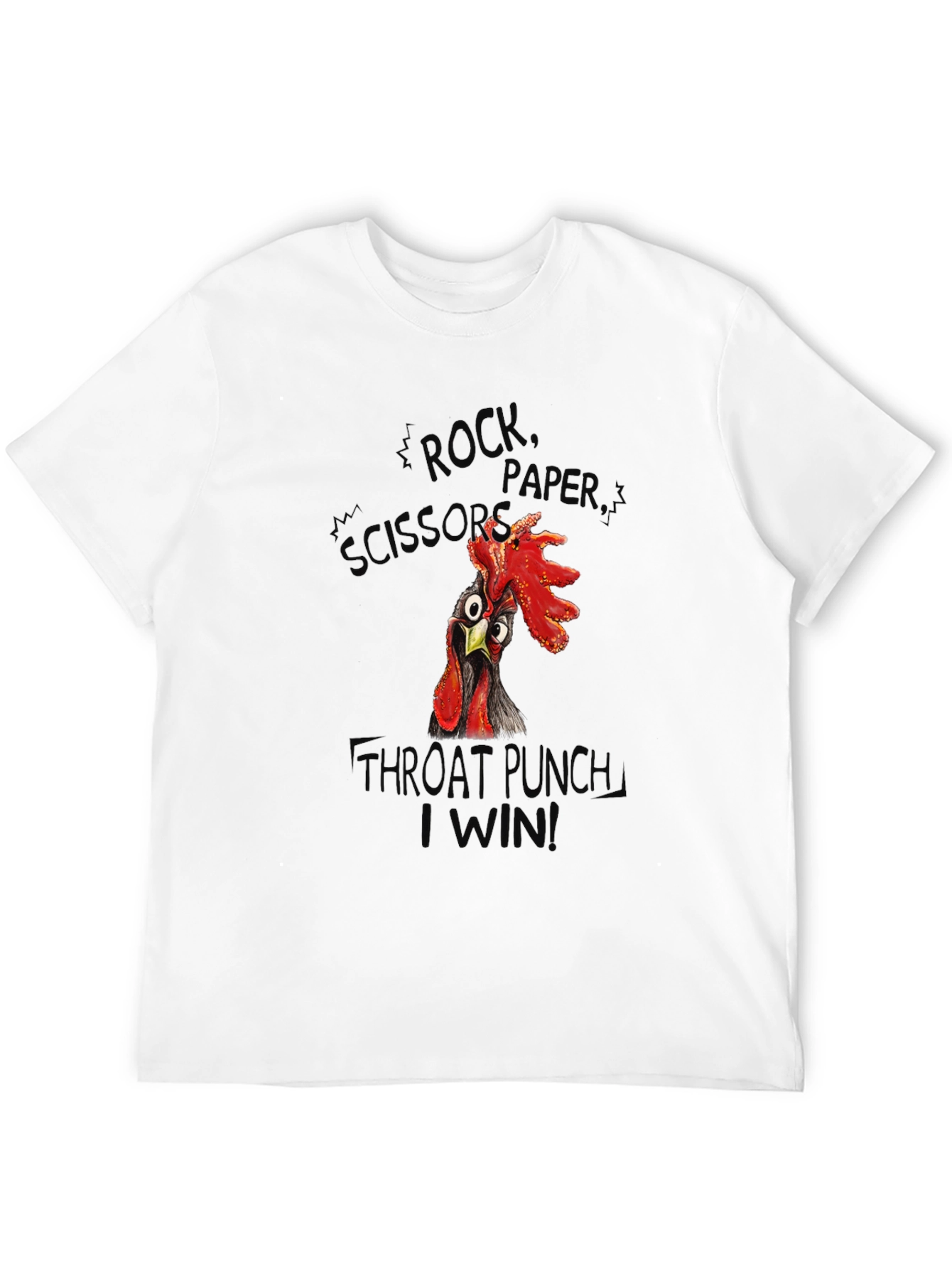 Funny Chicken Throat Punch T-Shirt