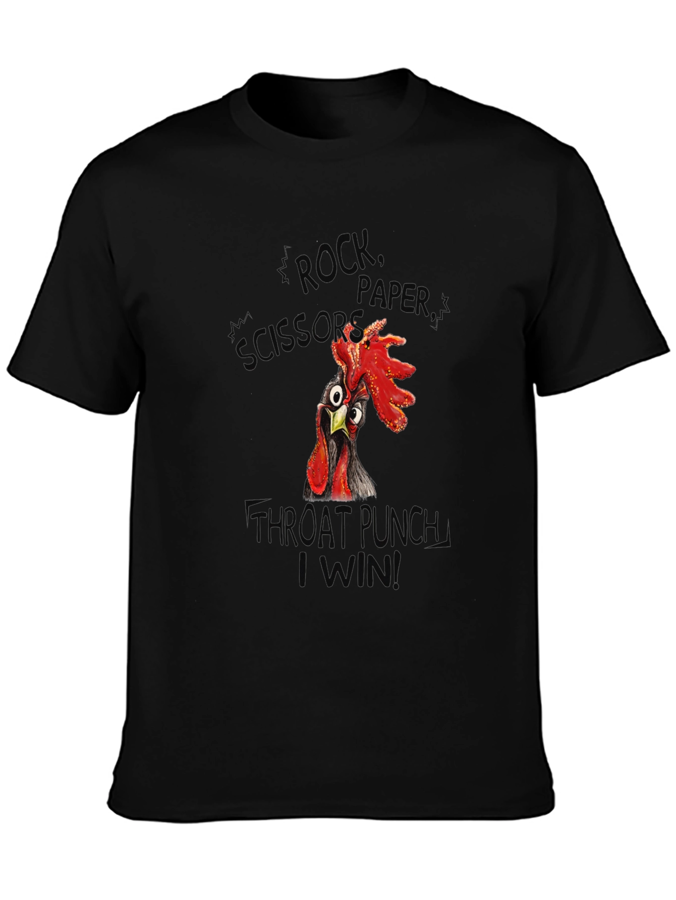 Funny Chicken Throat Punch T-Shirt