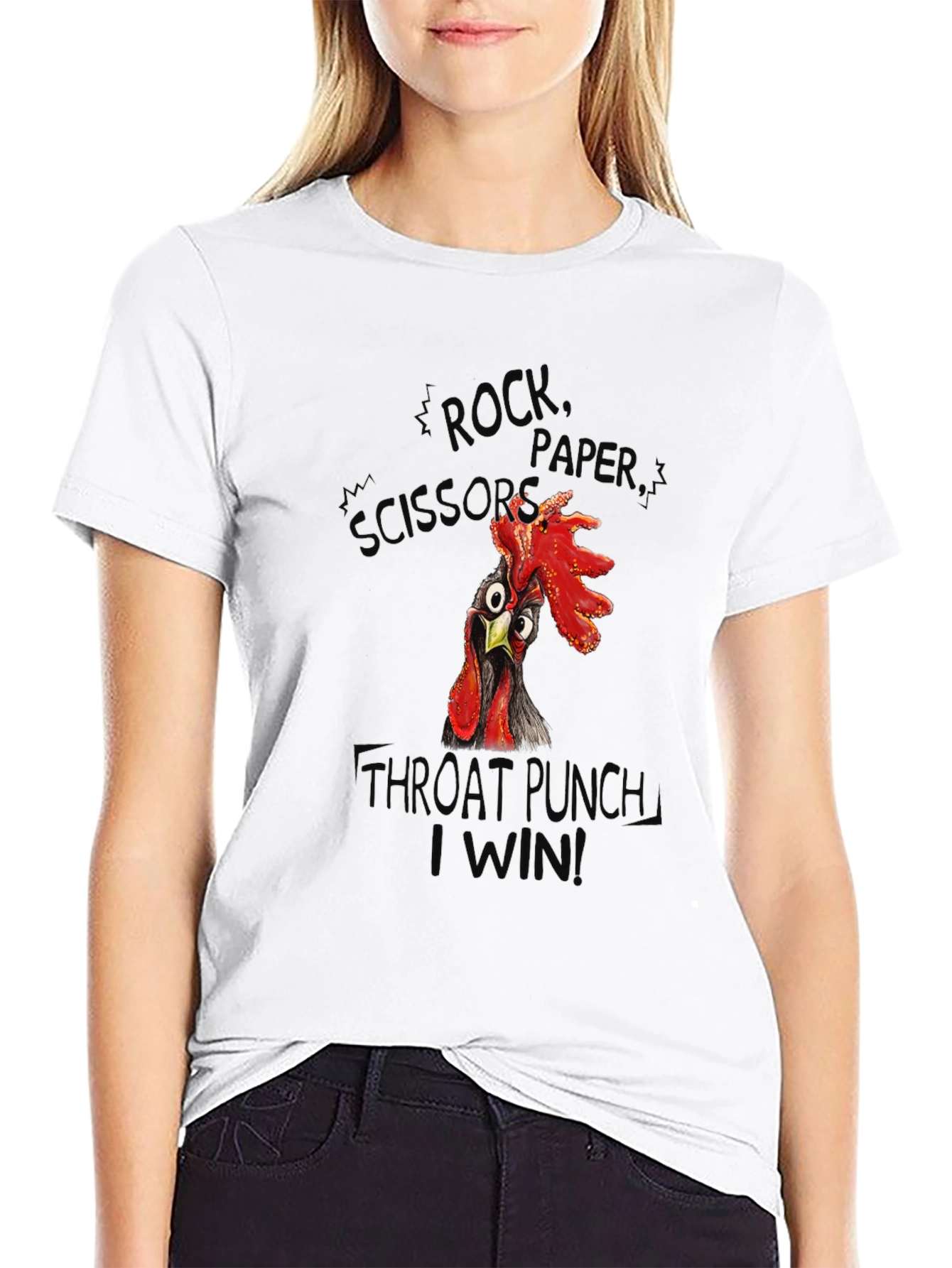 Funny Chicken Throat Punch T-Shirt