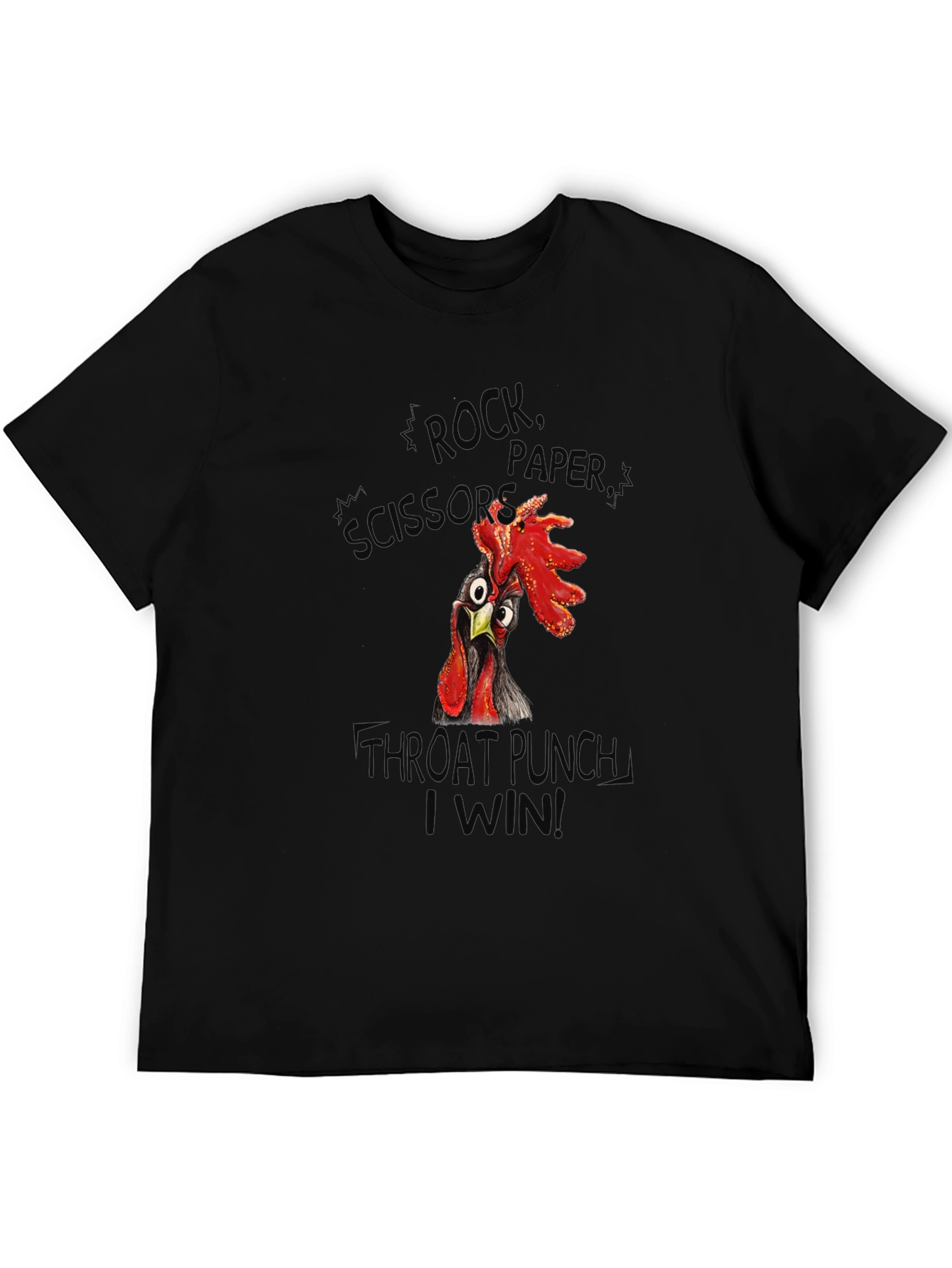 Funny Chicken Throat Punch T-Shirt