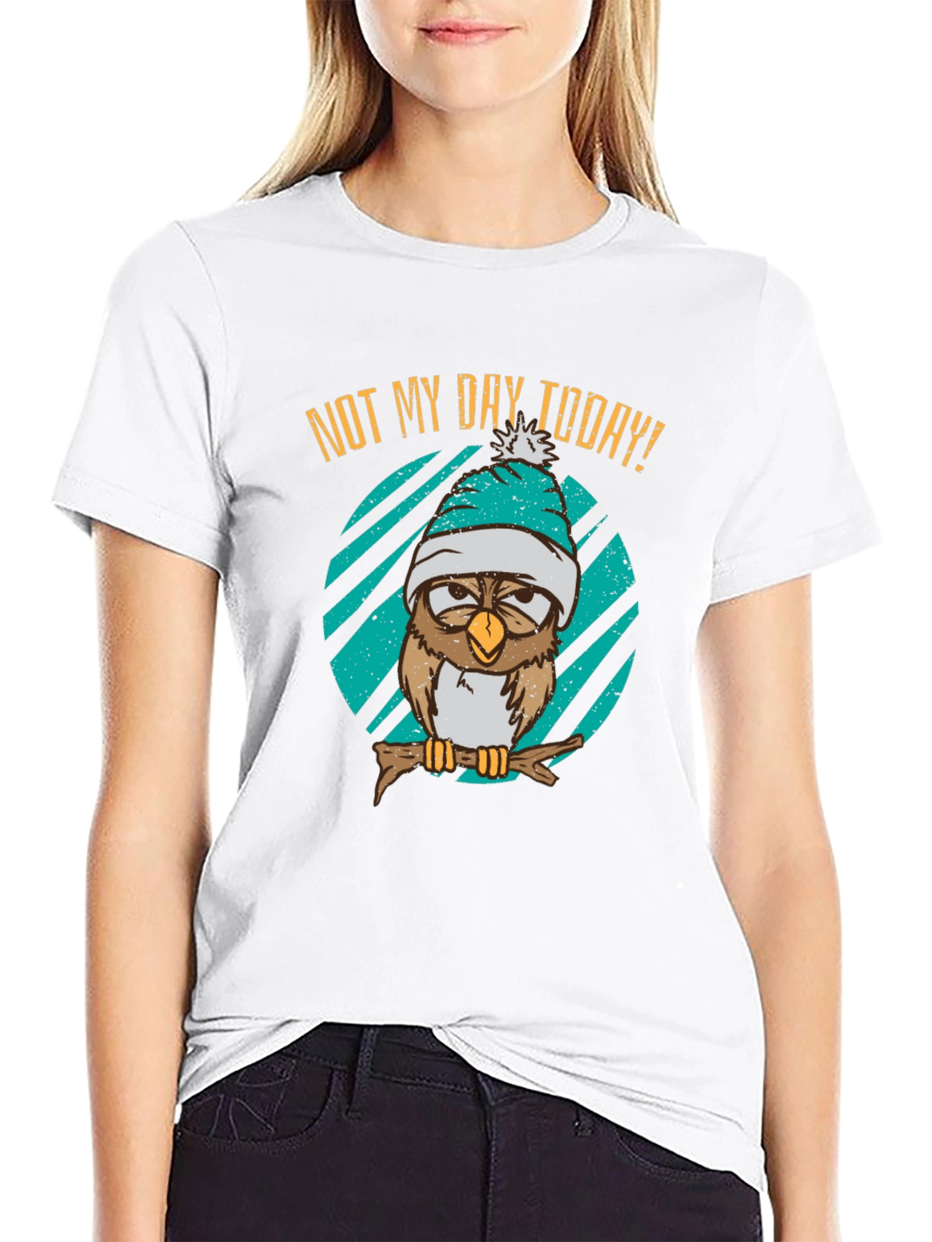 Not My Day Today Owl T-Shirt