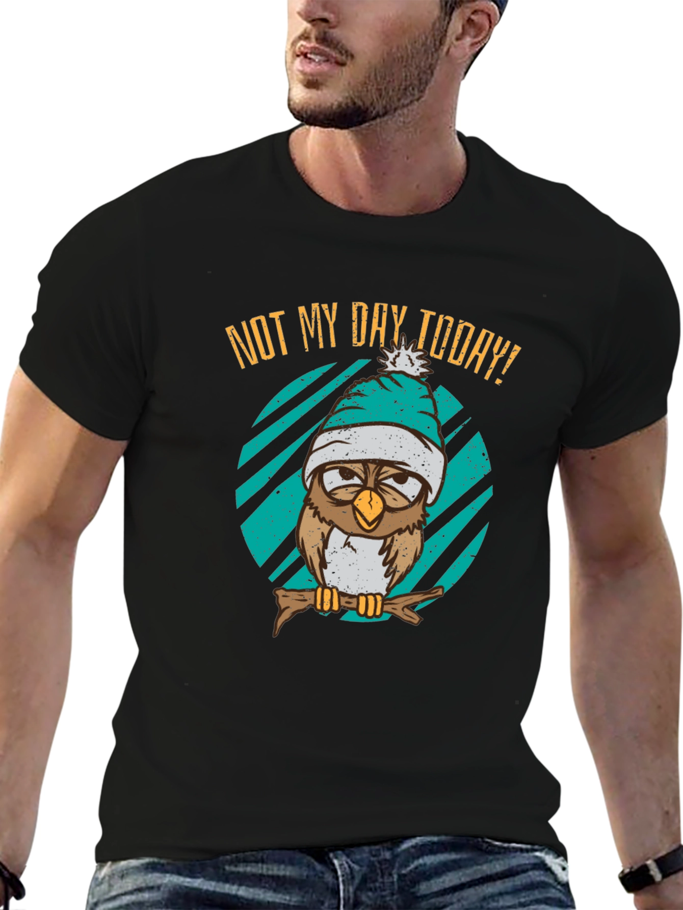 Not My Day Today Owl T-Shirt